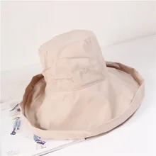 Сезон: весна–лето плоской подошве пляжные Ведро Шляпа Унисекс Панама Sun Шапки Для женщин Винтаж Street Рыбак хип-хоп шапки