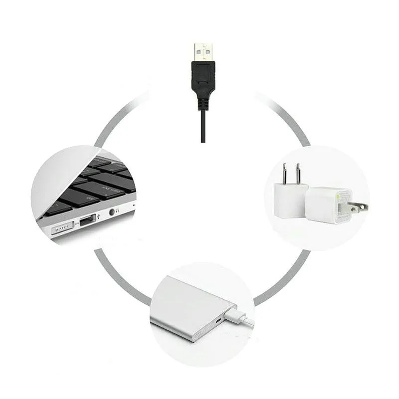 Светодиодный 1 м USB RGB 5050 5 в Светодиодная лента 60 s/M ТВ фон освещение черная