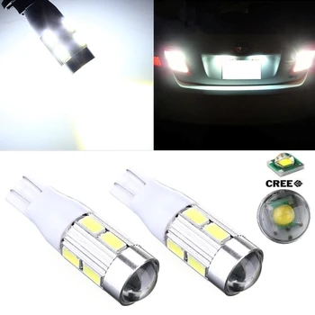 

2Pcs Big Promotion T12 W16W 921 5630 SMD 8 Led High Power White Projector Len Car Auto Tail Brake Parking Lights Lamp Bulb