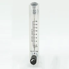 1,6-16 м3/ч 1/" с британской конической трубной наружной резьбой панель ПММА Тип газ Поплавковый расходомер воздушный ротаметр расходомер с регулируемым клапаном