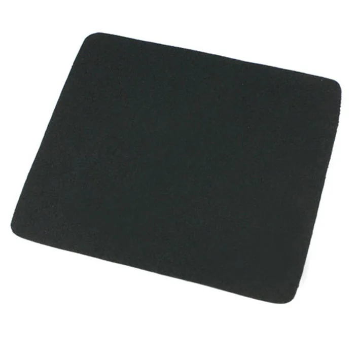 Черный 22*18 см Универсальный Коврик для мыши Коврик для ноутбука компьютера планшета ПК черный для геймера Mar22D6