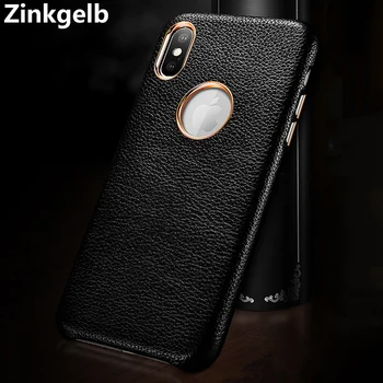 

For iPhone XS Max Cover Case Luxury Cute Soft Ultra Thin Genuine Leather Shockproof Phone Case for iPhone XS Back Cover Funda