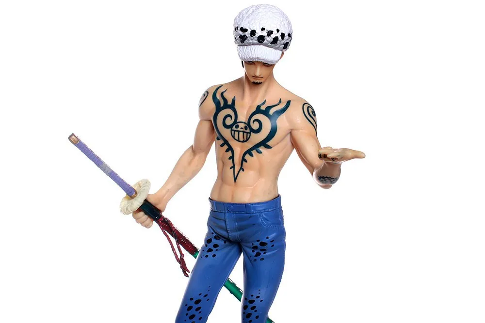 Assembled 2 Bodies 24cm One Piece Come On Trafalgar D Water Law Blade Tattoo Cloak Jeans Pvc Model Action Figures Free Shipping Jean Jumpsuit Jeans Pants For Boyspvc Grill Aliexpress