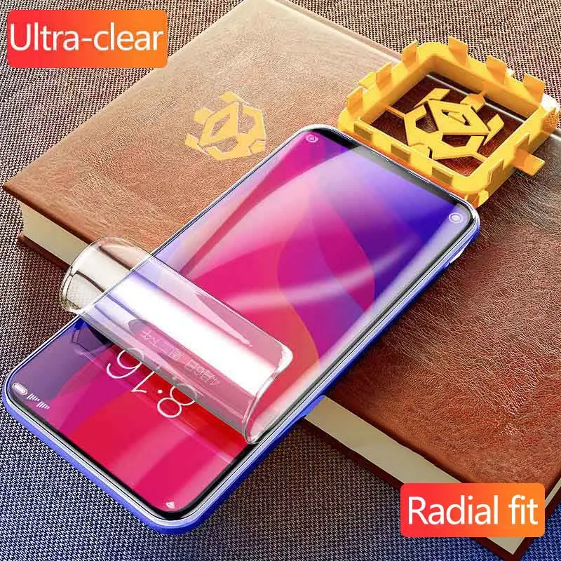 

Screen Protector Hydrogel Film OPPO R17 R15 F9 F11 A9 A7X A5 A3S Find X Protective Film On OPPO Reno 10x zoom Realme 2 Pro Film