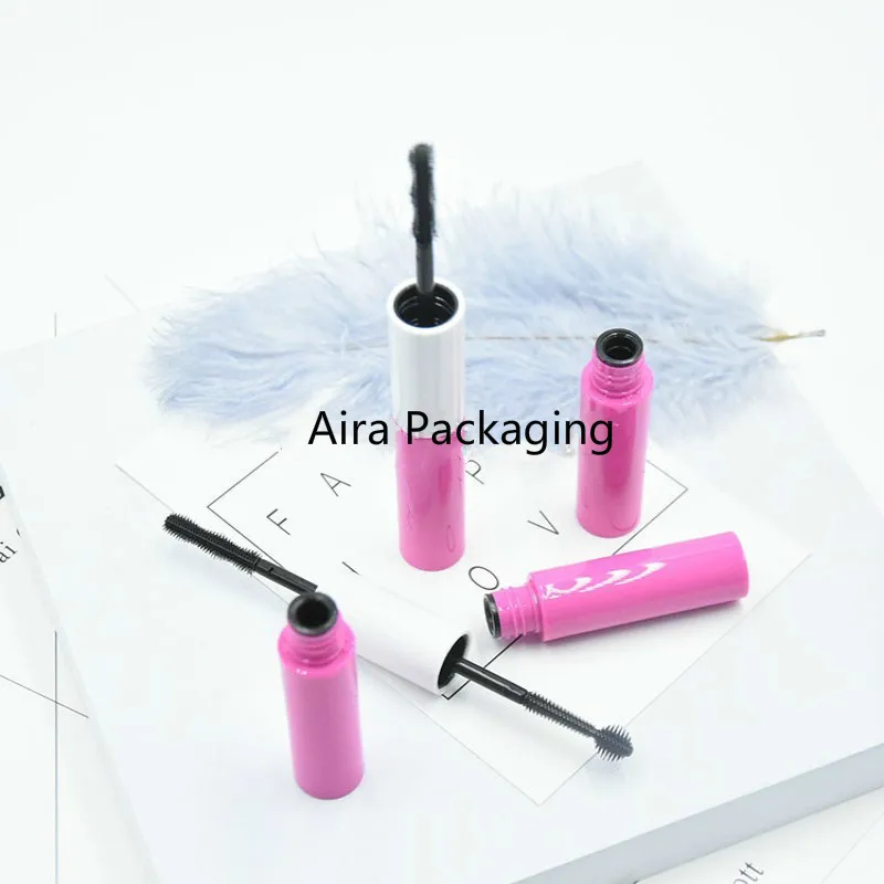 

6ML New Arrival Double-edge Cosmetic Mascara Tube Portable Professional Makeup Eyelashes Cream Plastic Container