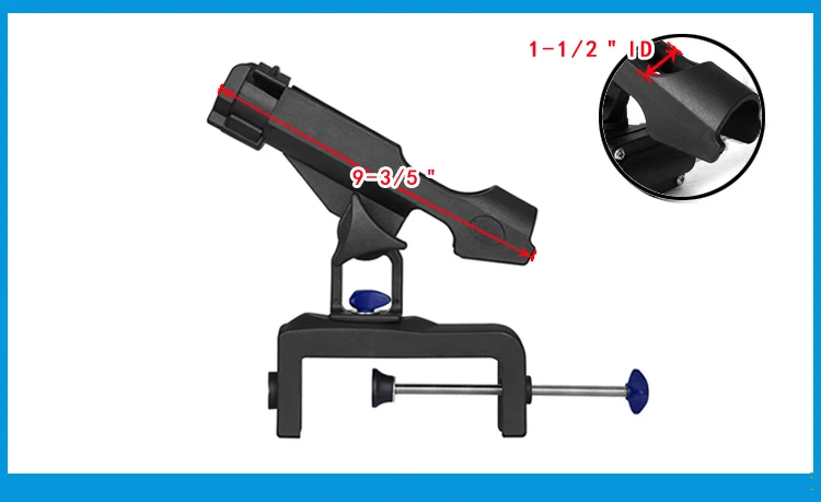 2 шт. 360 градусов Регулируемая подставка для удочки Держатели зажим на съемном Каяк Лодка поддержка Полюс стенд кронштейн