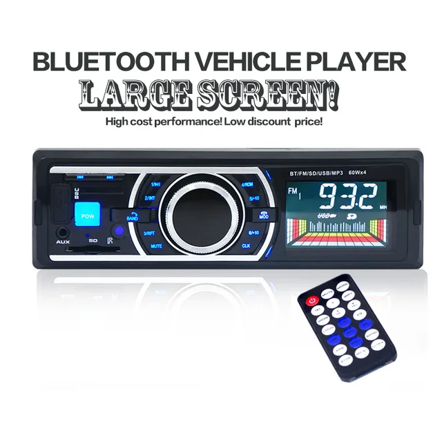 Best Price Free shipping 2016 bluetooth car audio radio player support MP3 WMA WAV with remote controller Best Price Free shipping 2016 bluetooth car audio radio player support MP3 WMA WAV with remote controller