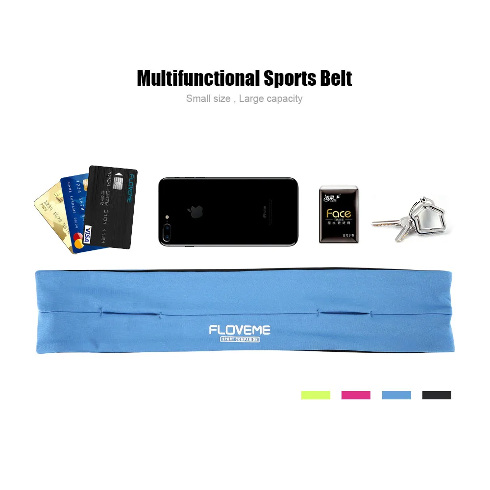 Спортивная поясная сумка FLOVEME для iPhone X XS MAX 8 телефона 6 6S 7 Plus Xiaomi Redmi чехол