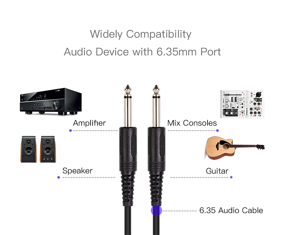 6.35 Jack Male to Male Aux Cable  (4)