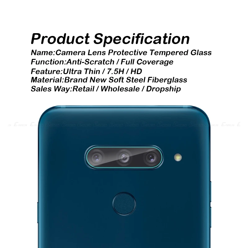 Прозрачная защитная пленка для задней камеры из закаленного стекла LG G8 G7 G6 G5 SE V20