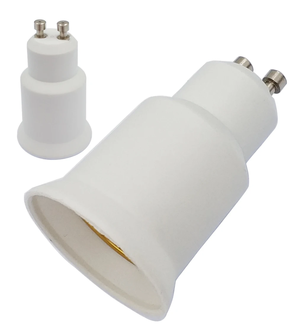 4pcs GU10 to E26/E27 Lamp base adapter Gu10 to E27 light socket adapter
