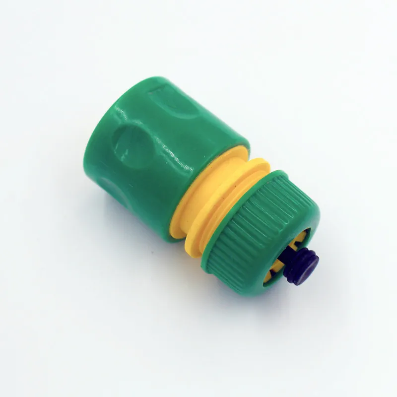 10pcs/pack 1/2" Hose End Connector With Stop Valve Stop Connectors Hose