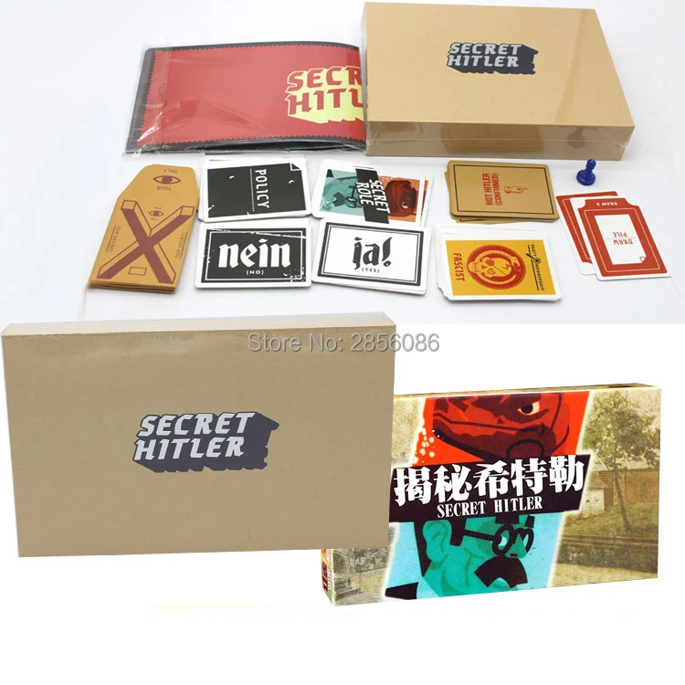 Secret Hitlers Card Game Play On Board Or Table 58 Players A Hidden