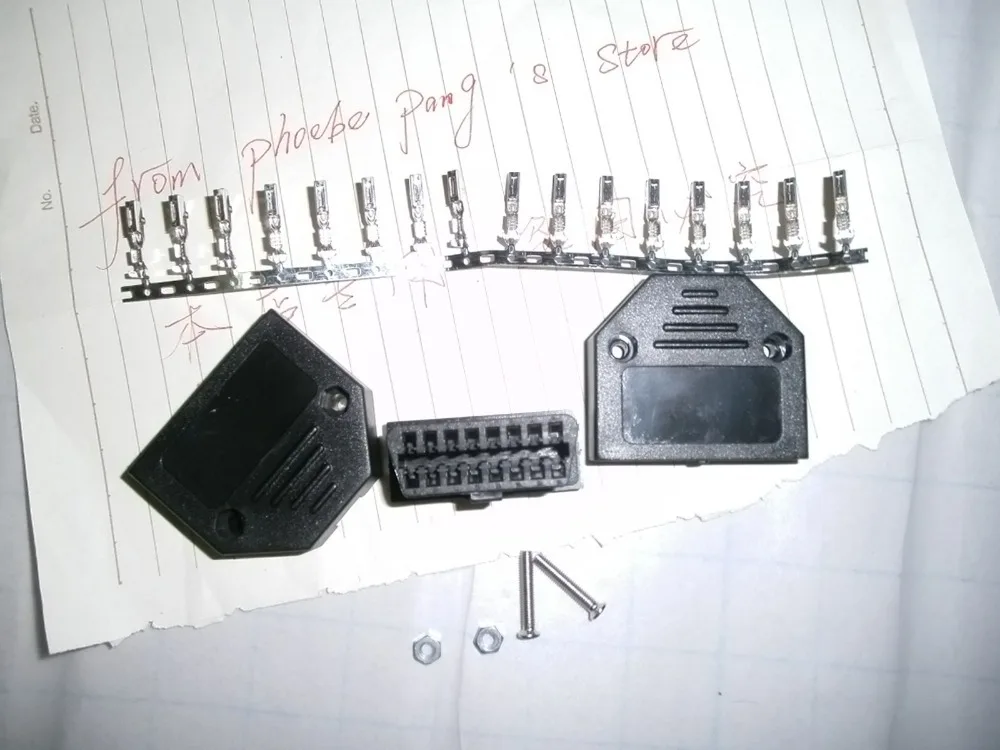 Скидка 15% заводская цена опциональный способ доставки разъем OBDII EOBD2 OBD2 гнездовой