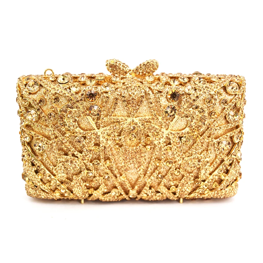 gold prom bag