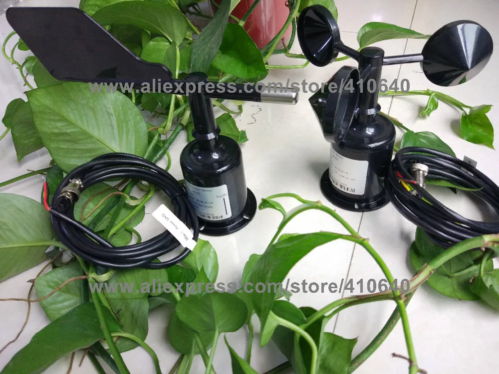 Wind Direction Sensor PLUS Wind Speed Sensor RS485 RS232 4 to 20 mA 0-5V Multiple Power Supply And Outputs Available