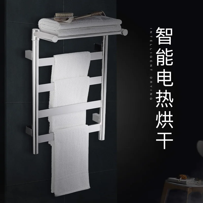 

Electric Towel Rack Heating Intelligent Drying Toilet Stainless Steel 304 Bathroom Hardware Household Appliances