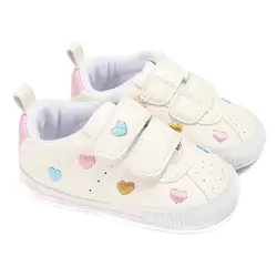 Новый демисезонный милые младенцы для маленьких мальчиков для девочек на мягкой подошве кроватки обувь повседневное Prewalkers спортивная