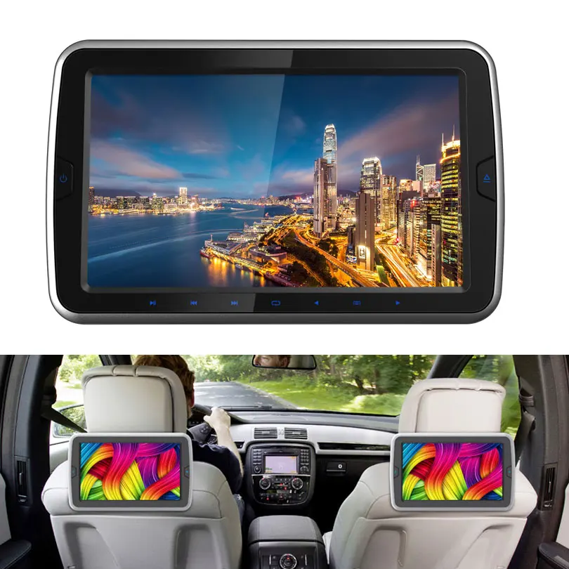 

10.1" Ultra-thin HD LED Clip on Headrest DVD Player