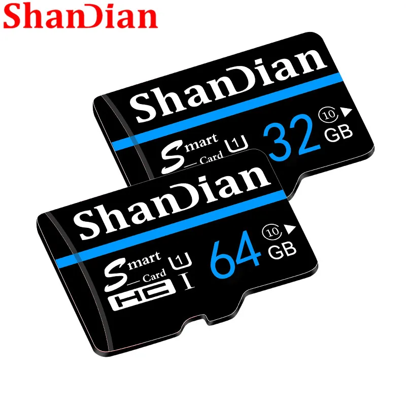 

SHANDIAN original memory Card 64GB 32GB 16GB 8GB 4GB Micro sd Card high quality TF card with free card adapter + retail package