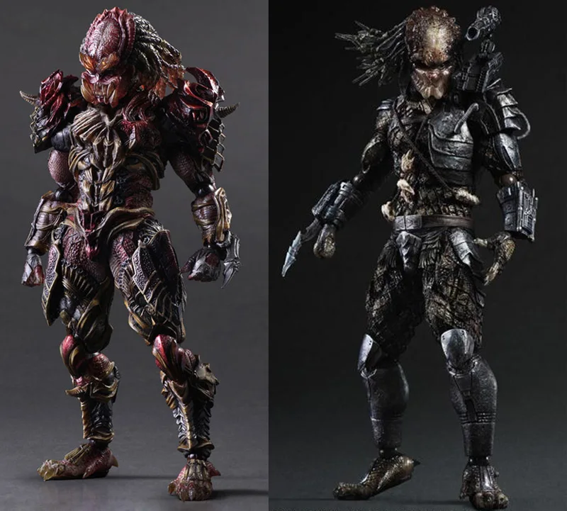 

New Classic Sci-fi Film Predator Play Arts Kai Predator VS Alien 28cm Action Figure Toys 2 Version
