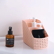 

Plastic Box Creative Office Desktop Makeup Organize Storage Box Cosmetic Case Remote Control Holder Small Objects Container