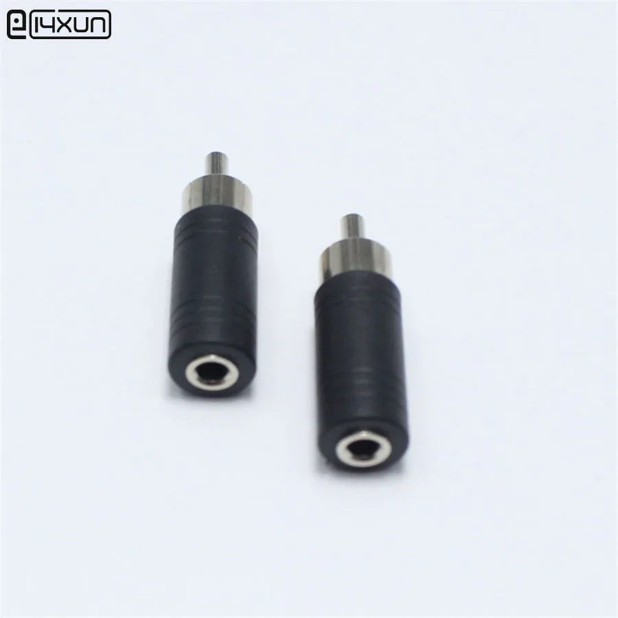 

3pcs 3.5mm Female Audio plug to RCA Male Socket 3.5 Plug jack Adapter Connector For Microphone