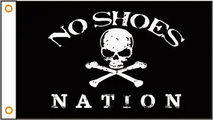 

custom flag No Shoes nation flag 3x5ft banner 100D
