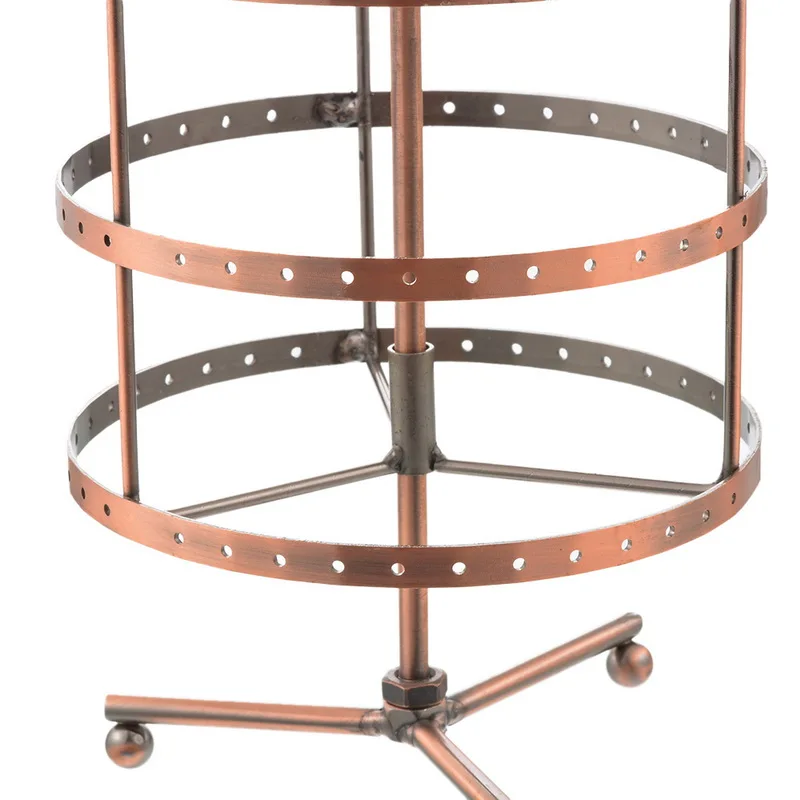 Hoomall Hot Jewelry Display Necklace Rack E Tree Clic Hoomall Hot Jewelry Display Necklace Rack E Tree Clic Metal Earrings Organizer Rotating Earring Holder Storag In Storage Holders Racks