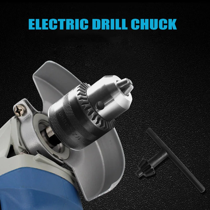 

Electric Hammer Drill Chuck Adapter 1.5-13mm Thread with Key for Rotary Tools TN88