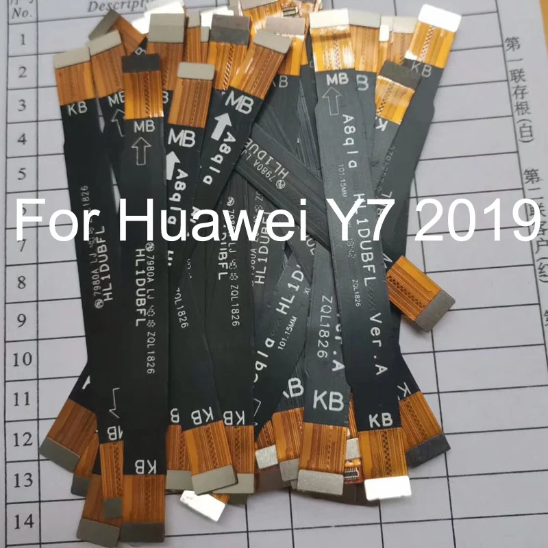 Оригинальная основная материнская плата для HUAWEI Y7 PRO 2019 основной FPC кабель PRIME