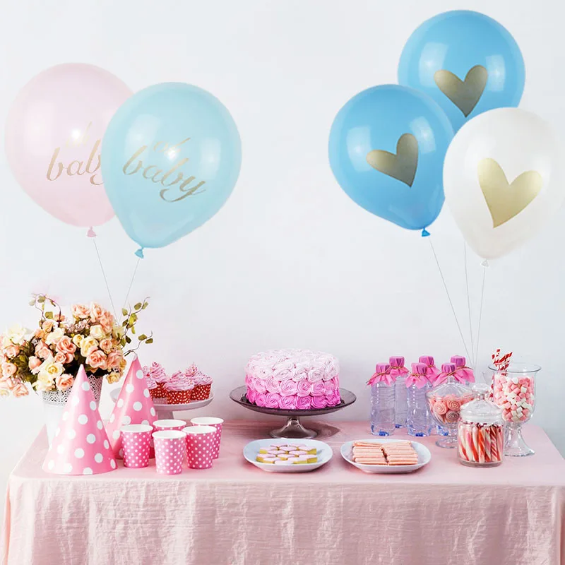 Pink Blue Balloons Baby Shower Girl Or Boy Balloons Its A Girl
