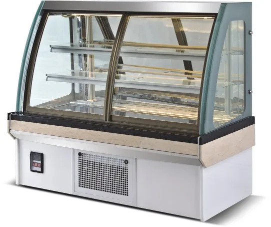 sliding door display fridge