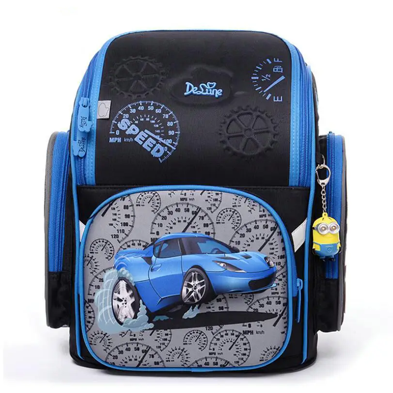 

Factory Famous Brand Kids Primary School Backpack Children 3D Cars Schoolbag Boys Girls Waterproof Orthopedic School bags