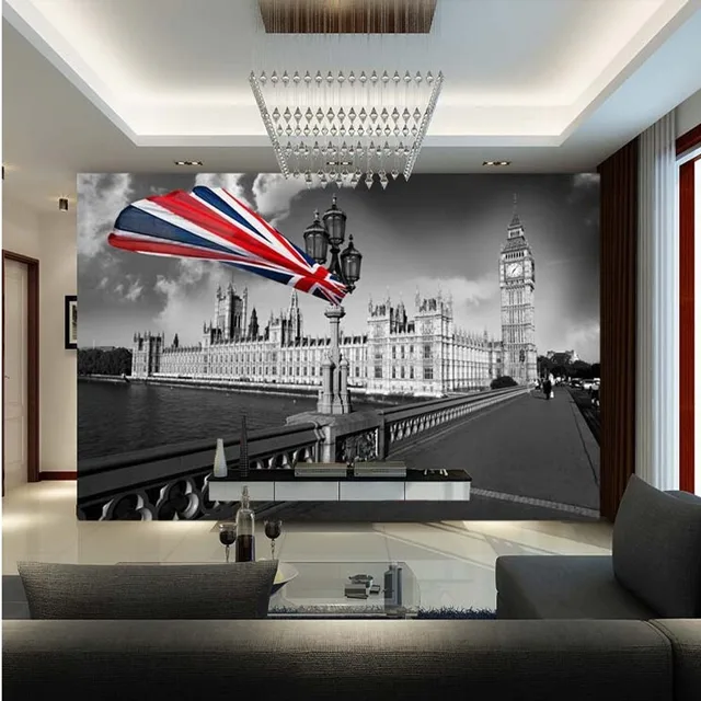 Beibehang Custom Wall Paper Wallpaper Bar Modern Personalized Beibehang Custom Wall Paper Wallpaper Bar Modern Personalized Retro Nostalgia London Mural For