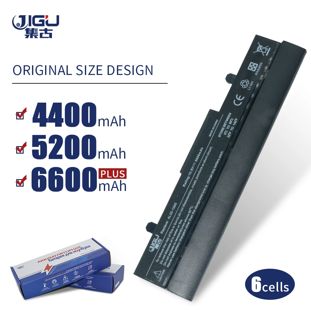 JIGU 6 ячеек Батарея для Asus Eee PC EEEPC 1001HA 1001PX 1005HA 1005PE 1101HA AL32-1005 ML32-1005 PL32-1005