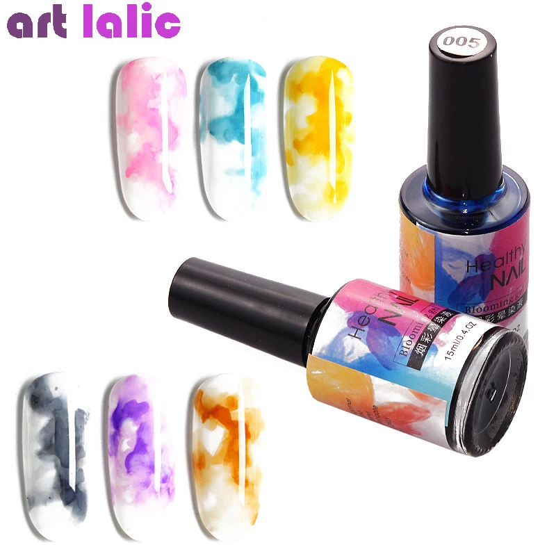 

Watercolor Ink High Quality Water Dyeing Liquid Gradient 15ML Nail Art Japanese Nails Gel Nail Polish 1PC Marble Pattern