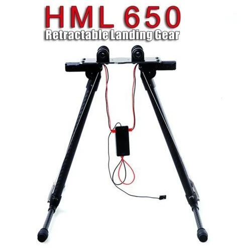 HML650 650 Retractable Carbon Fiber Landing Gear Skid for S550 Tarot 650 HML Quick Install