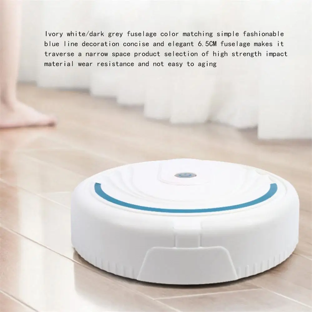 

2 In 1 Rechargeable Floor Sweeping Robot Dust Catcher Intelligent Auto-Induction Floor Sweeping Robot Vacuum Cleaner @P