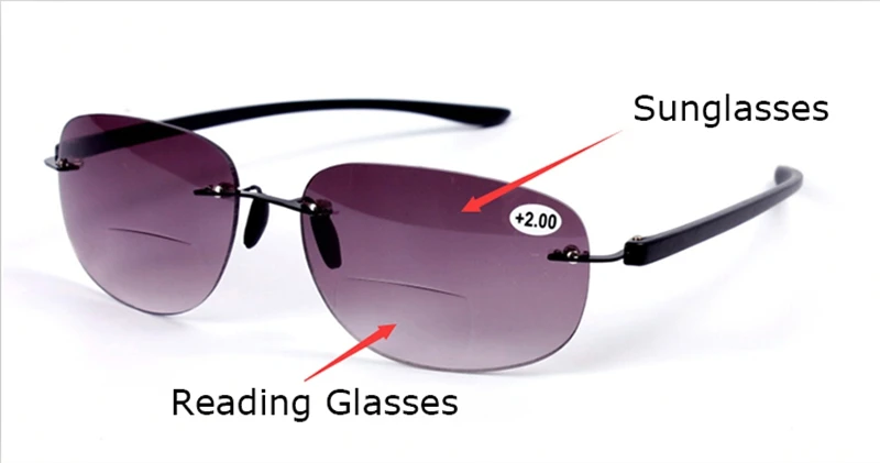 Модные бифокальные очки для чтения, мужские и женские диоптрийные очки по рецепту, мужские очки для дальнозоркости+ 1,0+ 1,5+ 2,0+ 2,5+ 3,0+ 3,5 YQ012