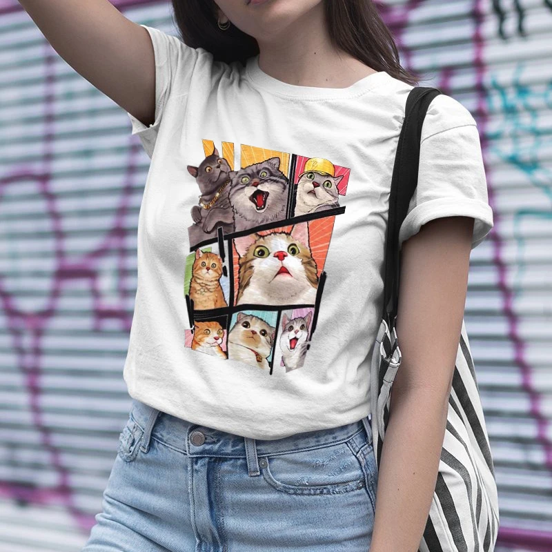 Zsiibo cat shirt Clearance