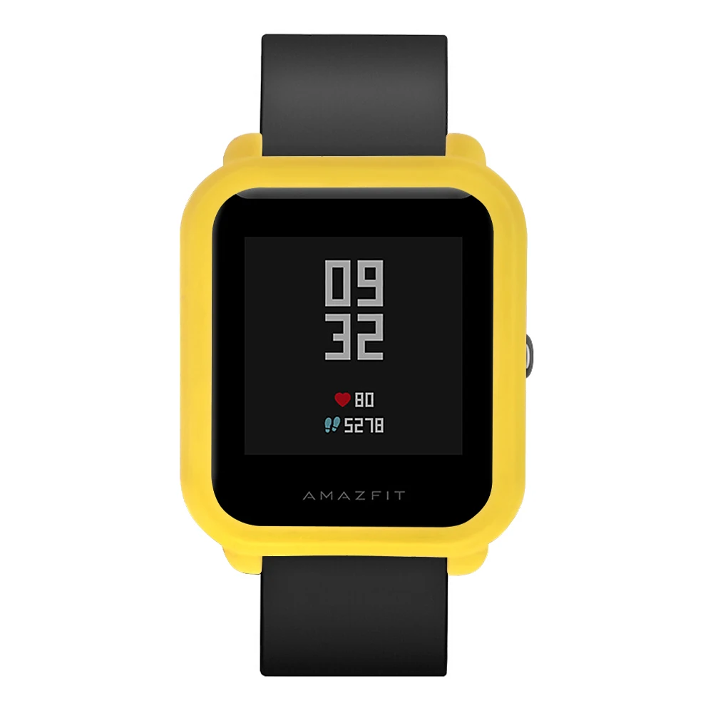 Мягкий силиконовый защитный чехол FIFATA для Xiaomi Huami Amazfit Bip Bit youth, Сменный Чехол для часов Amazfit, аксессуары для часов