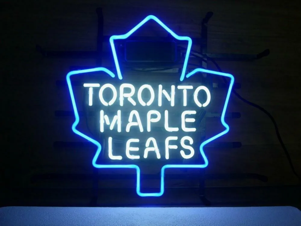 

Toronto Maple Leafs Glass Neon Light Sign Beer Bar