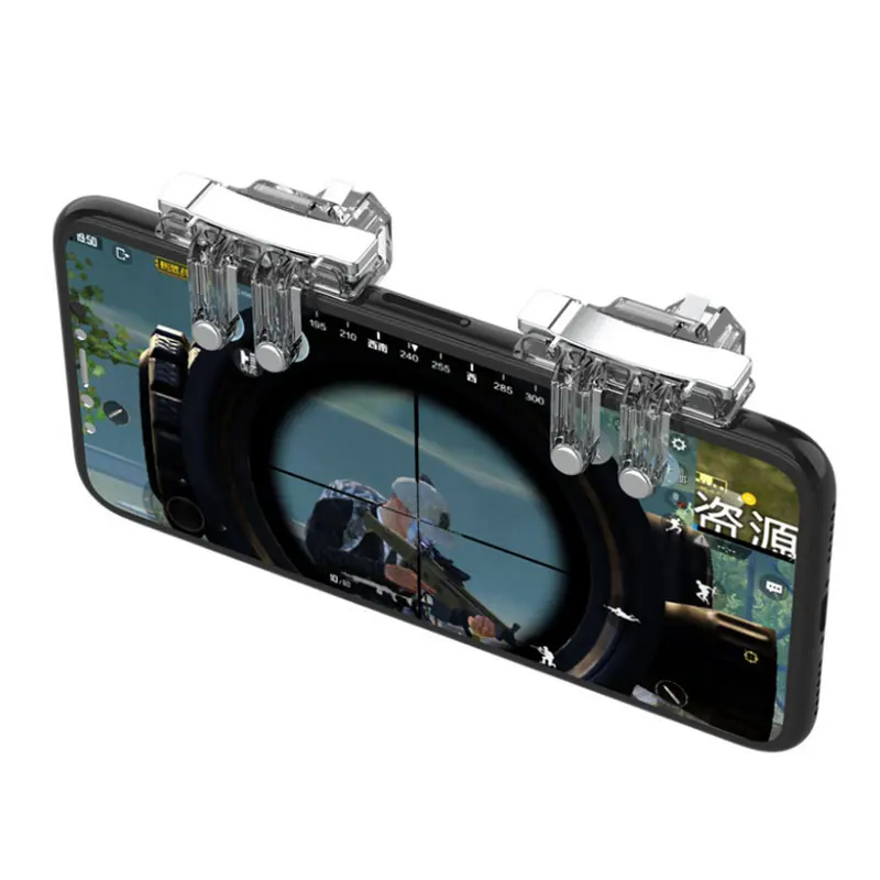 

Mobile Game Fire Button Aim Key Smart Phone Mobile Gaming Trigger Shooter For Knives out/ Rules of Survival/ PUBG