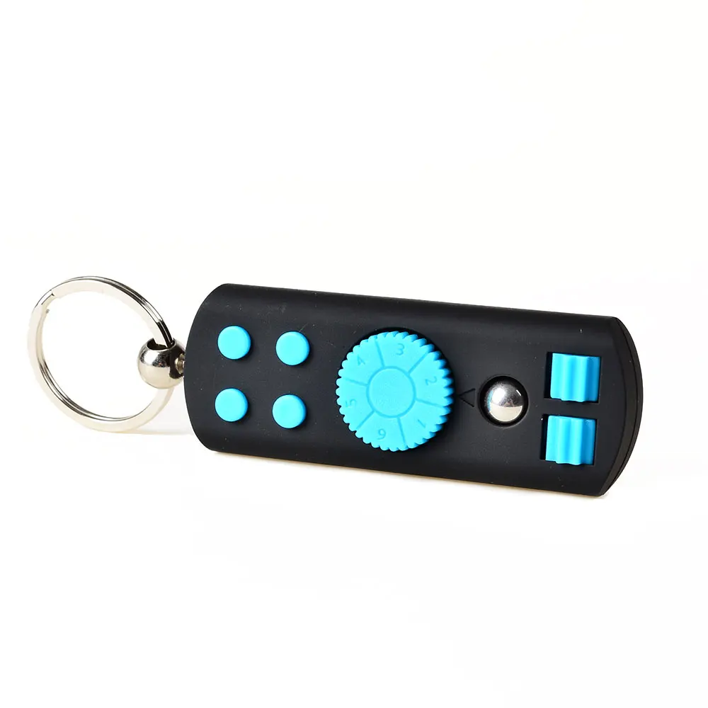 

2 in 1 Hand Fidget Spinner , Fidget Toys Final Solution, Stress Reliever,with Keyring for Easy Carry
