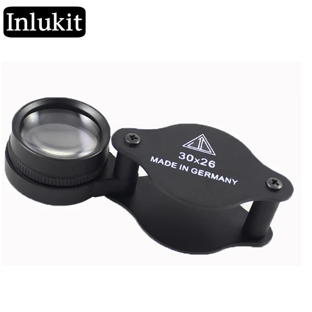 All Optical Zeiss Lens Jewelry Magnifier Metal Fold 30*26 Mg1160