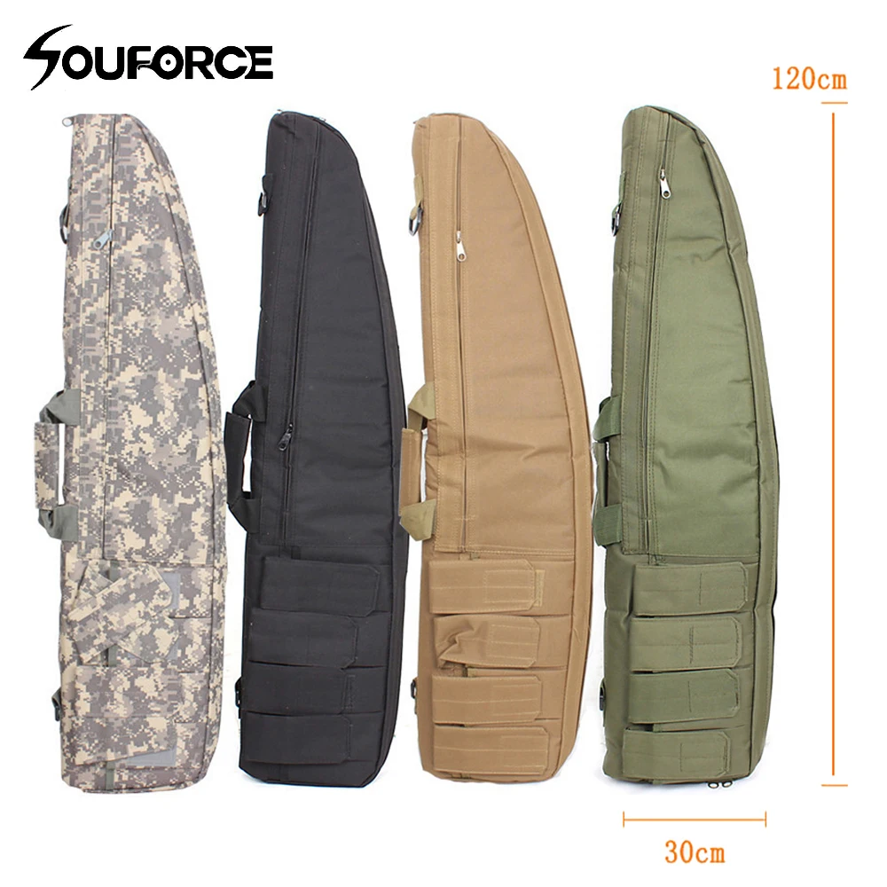 4 Color Tactical Rifle Bag Length 120 cm Gun Slip Bevel Rifle Bag