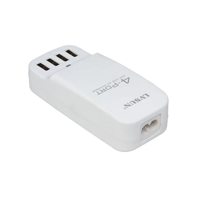 Настольное зарядное устройство 34 Вт с 4 USB портами для iPhone 6 5s 5c 4s iPad Samsung Galaxy S6 S4 XIAOMI