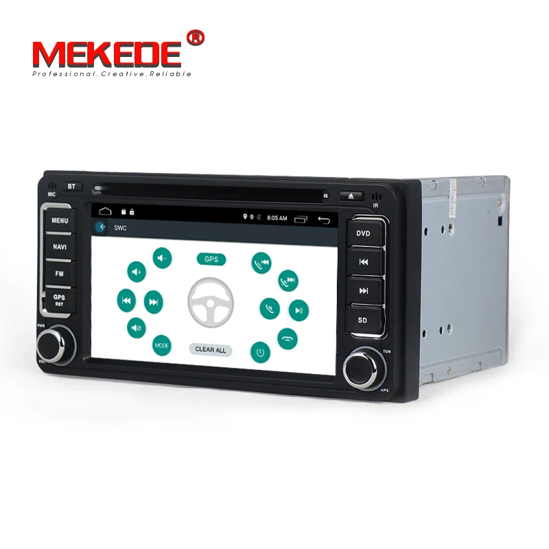 Top 2G RAM Android 7.1 2 DIN Car DVD multimedia player for Toyota Terios Old Corolla Camry Prado RAV4 Universal radio wifi 4G lte 5