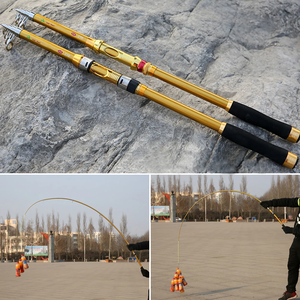 

Portable 2.1M 2.4M 2.7M 3.0M 3.6M Telescopic Fishing Rod Carbon Fiber Fishing Pole Travel Sea Spinning Fishing Rod Pesca Tackle